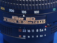 AF Zoom-NIKKOR ED70-300mm F4～5.6D | Camera Museum by awane